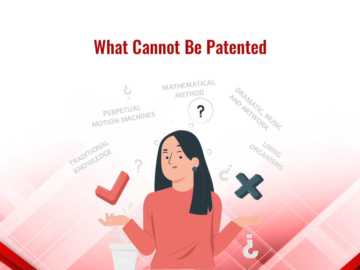 What cannot be patented