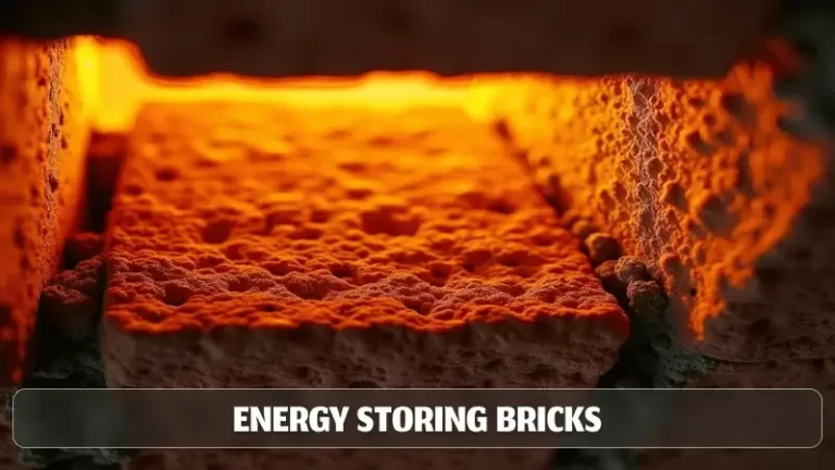 Energy Storing Bricks