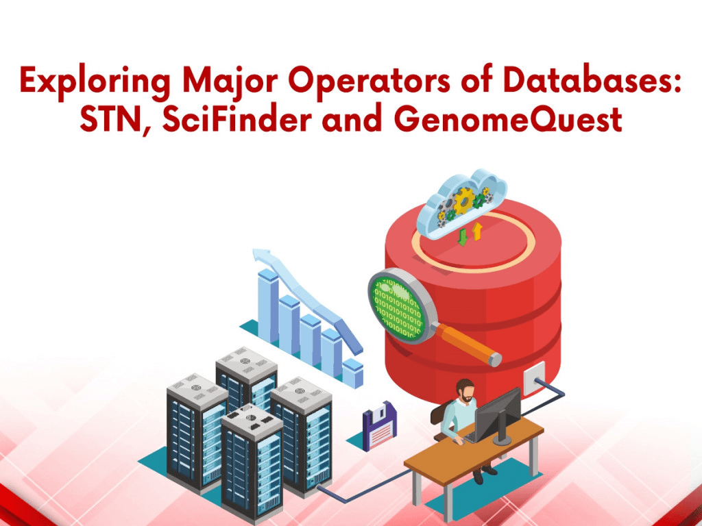Exploring major operators of database STN, Scifinder and Genomequest