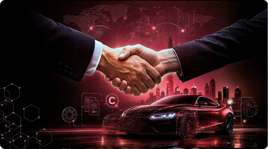 handshaking automotive image