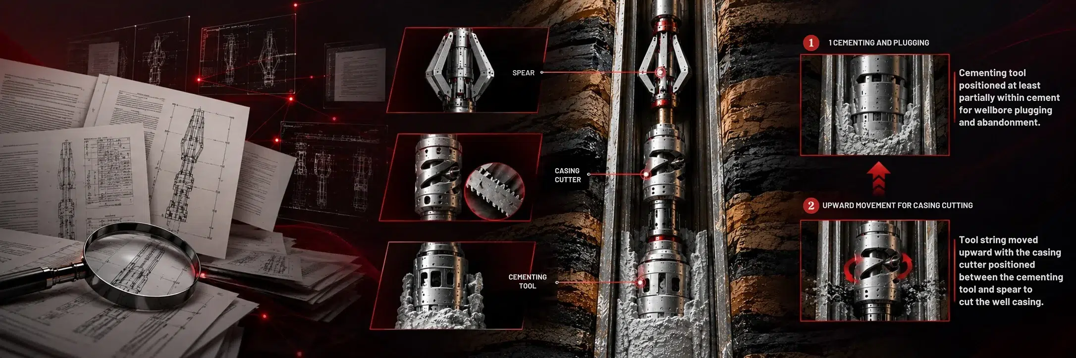 Wellbore plugging tool string Challenge image